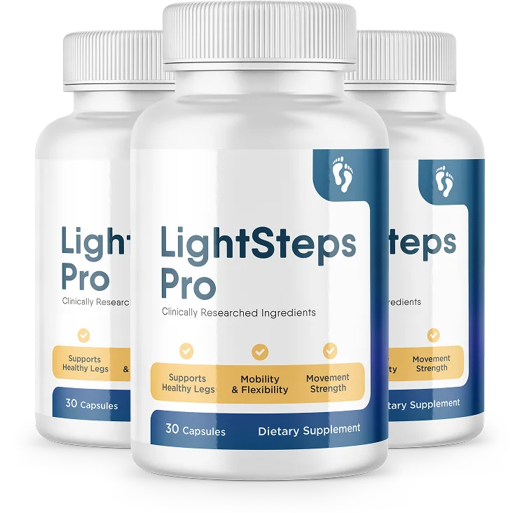 Three-bottle LightSteps Pro pack